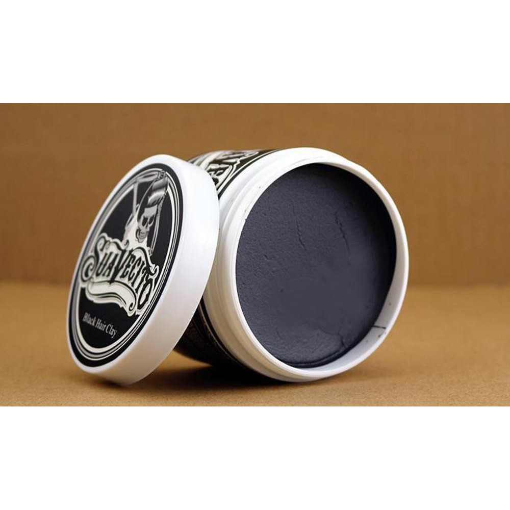 Pomade Suavecito Color Wax Clay Pomade Color BLACK Hair Clay