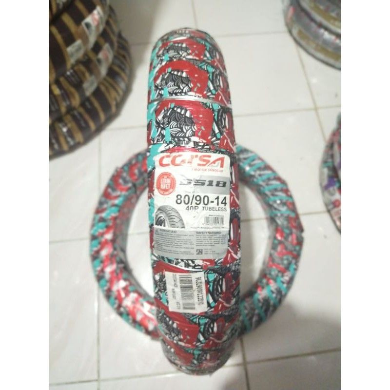 Ban tubeless corsa 80/90 14 Free pentil