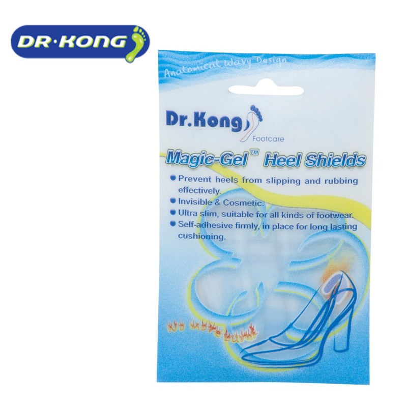 dr. kong magic gel heel shields || shoe pads || pelindung tumit