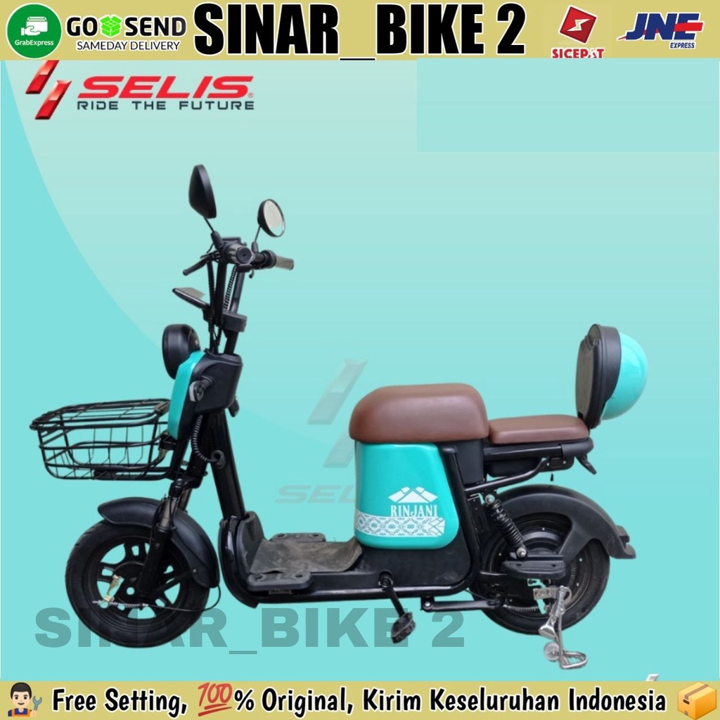 Sepeda Listrik SELIS Rinjani Electric Bike 48 Volt 12 Ah