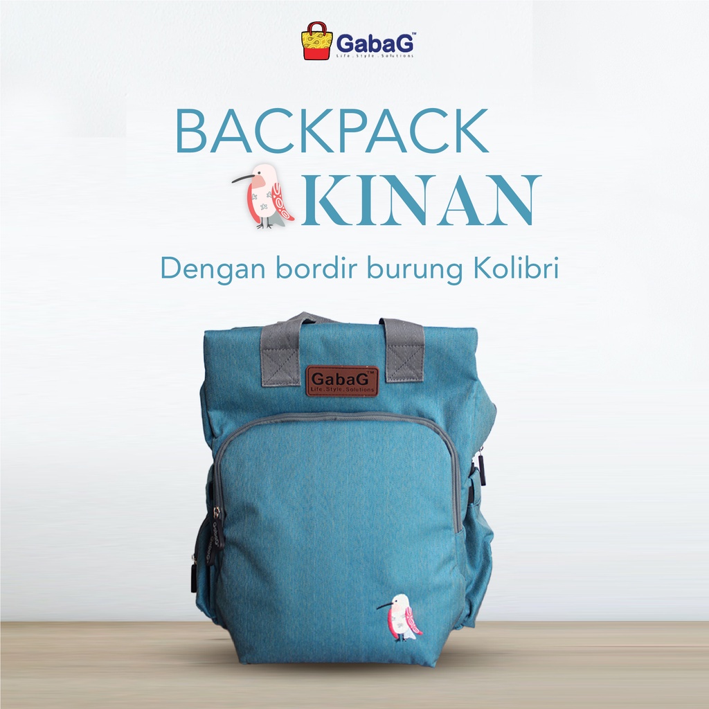 GABAG COOLER BAG KINAN - BACKPACK SERIES (FREE 2 ICE GEL)