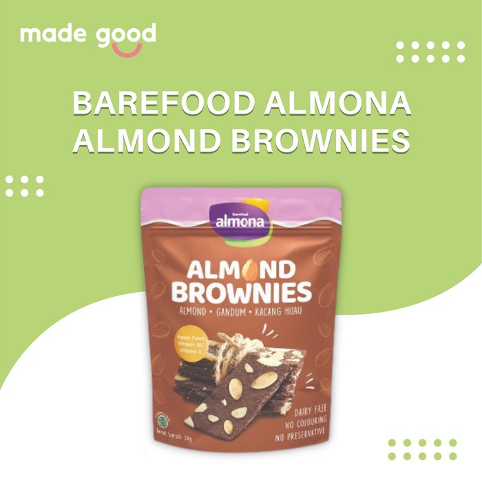 

Barefood Almona Almond Crispy Brownies 50gr