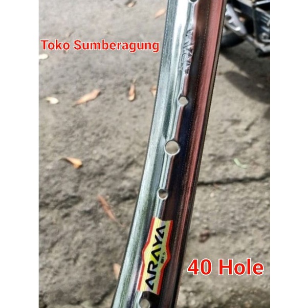 Velg sepeda unto velg becak velg onthel velg seoeda onthel pelak rims sepeda Onthel ARAYA JAPAN ukur