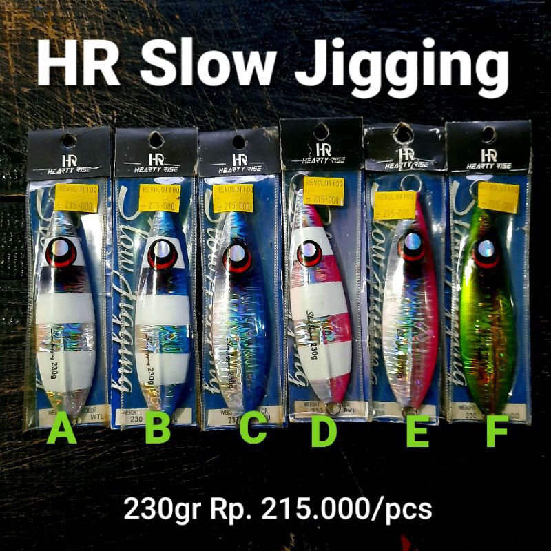METAL JIG HEARTY RISE SLOW JIGGING 230gr