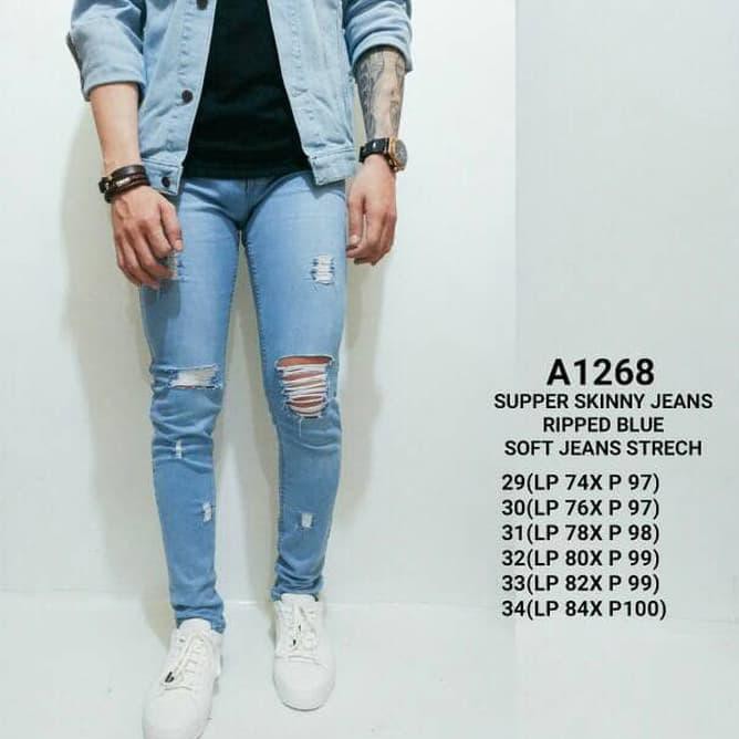 2SOP CELANA JEANS PRIA/SKINNY JEANS PRIA/RIPPED JEANS PRIA/SOFT JEANS PRIA FR4G