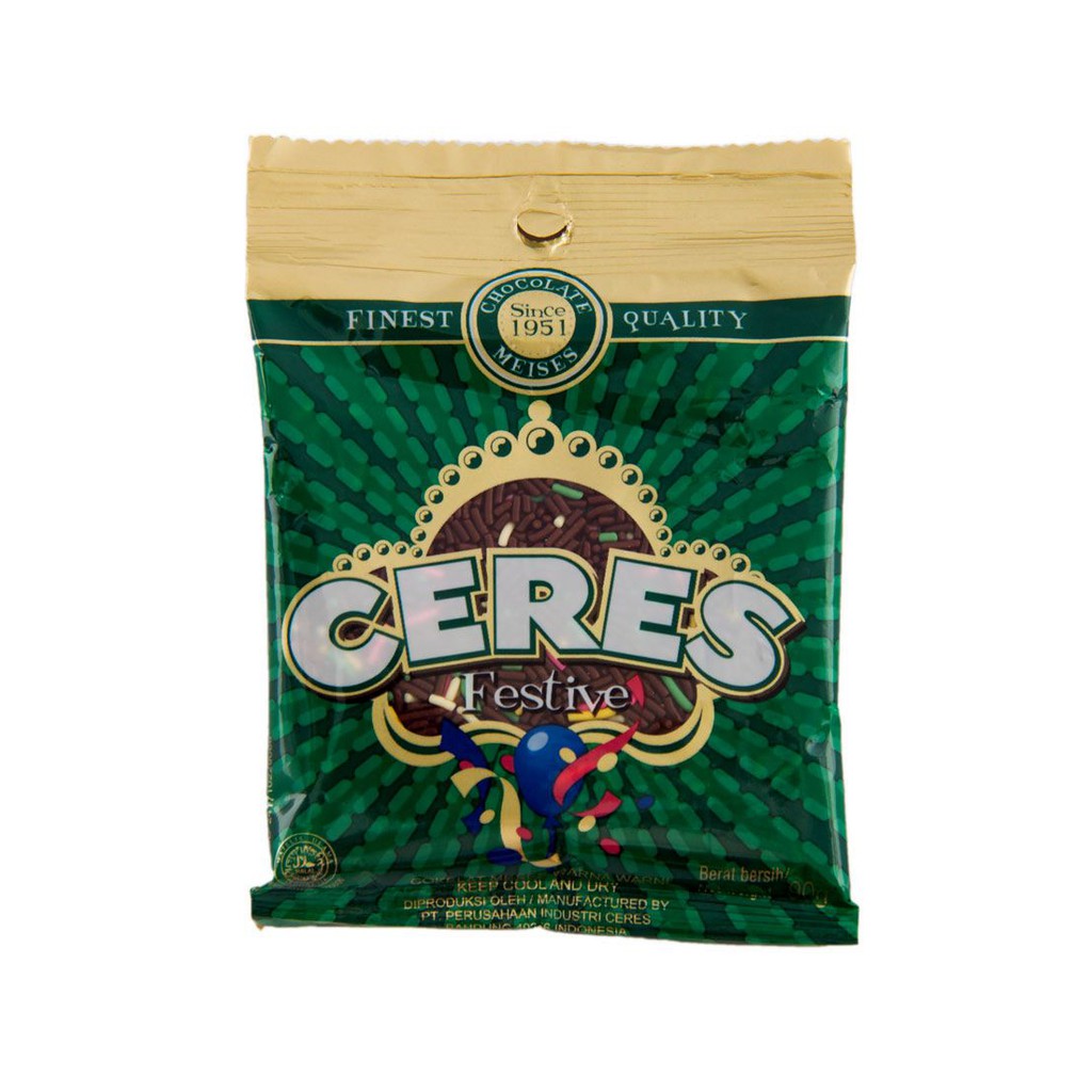 

Ceres Hagelslag Rice Choco Festive 90G