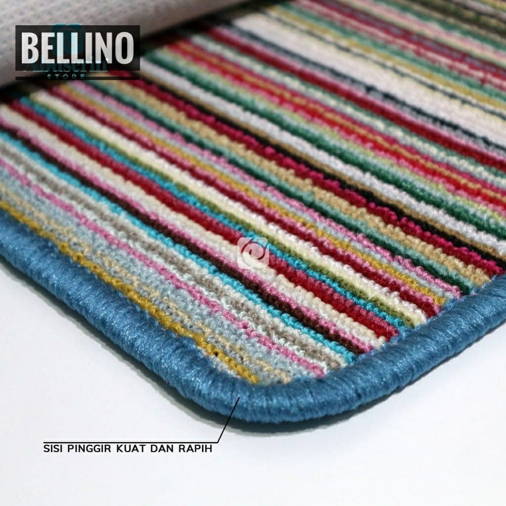 Keset Karpet Anti Slip Keset Kaki Garis Salur Premium Tebal Keset Kamar Murah Tebal Awet Keset Dapur