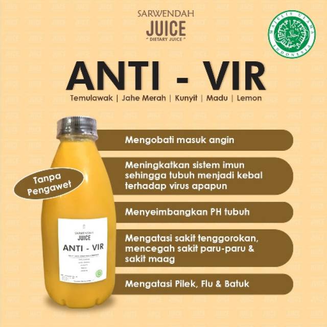 Anti - Vir SARWENDAH JUICE / Juice Anti Virus
