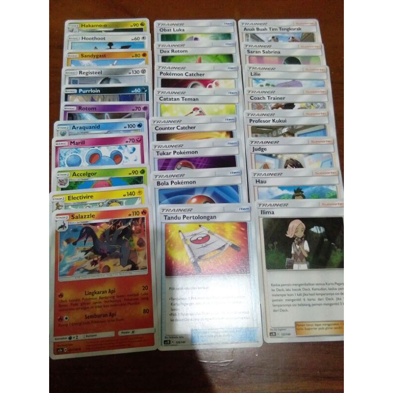 Jual Kartu Pokemon TCG Indonesia 1 Lembar Bulk Kartu Pokemon Tcg ...