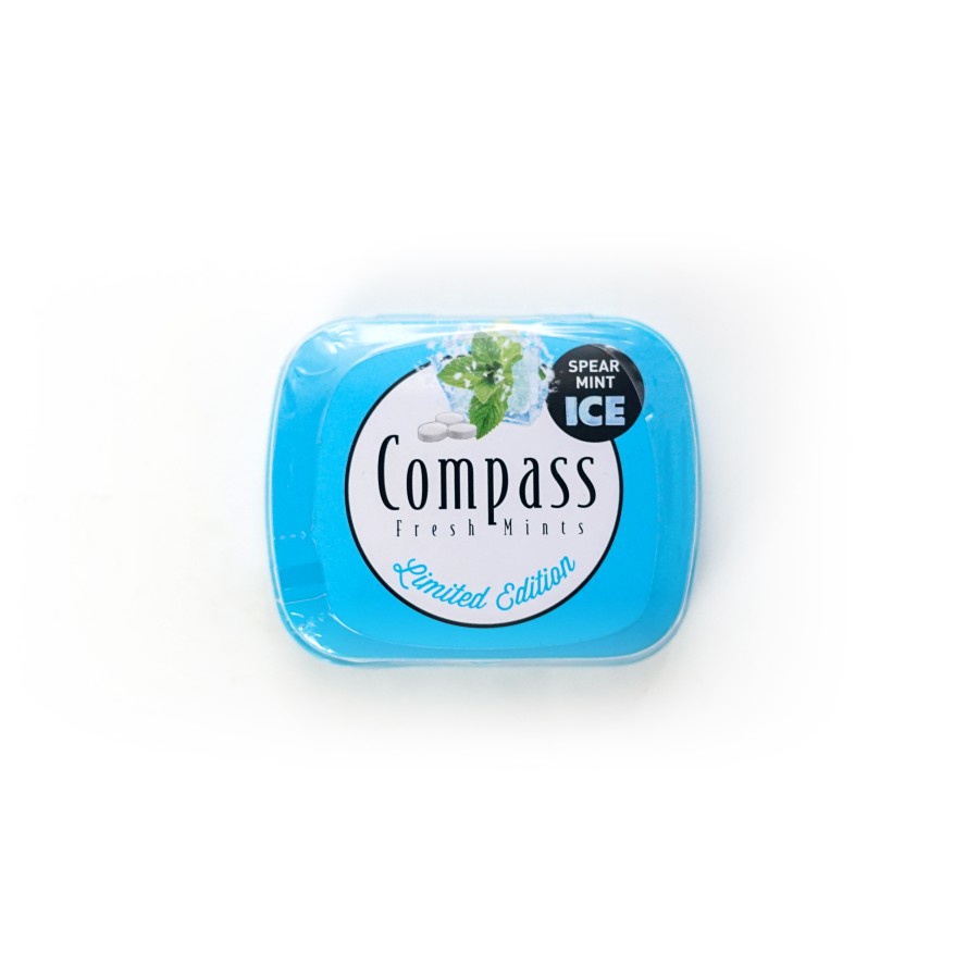 Compass Spearmint Ice (Permen Mint Sugar Free) 14gr