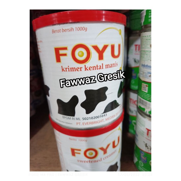 

Susu Kental Manis Foyu 1Kg - Susu Foyu Krimer Kental Manis 1 Kg