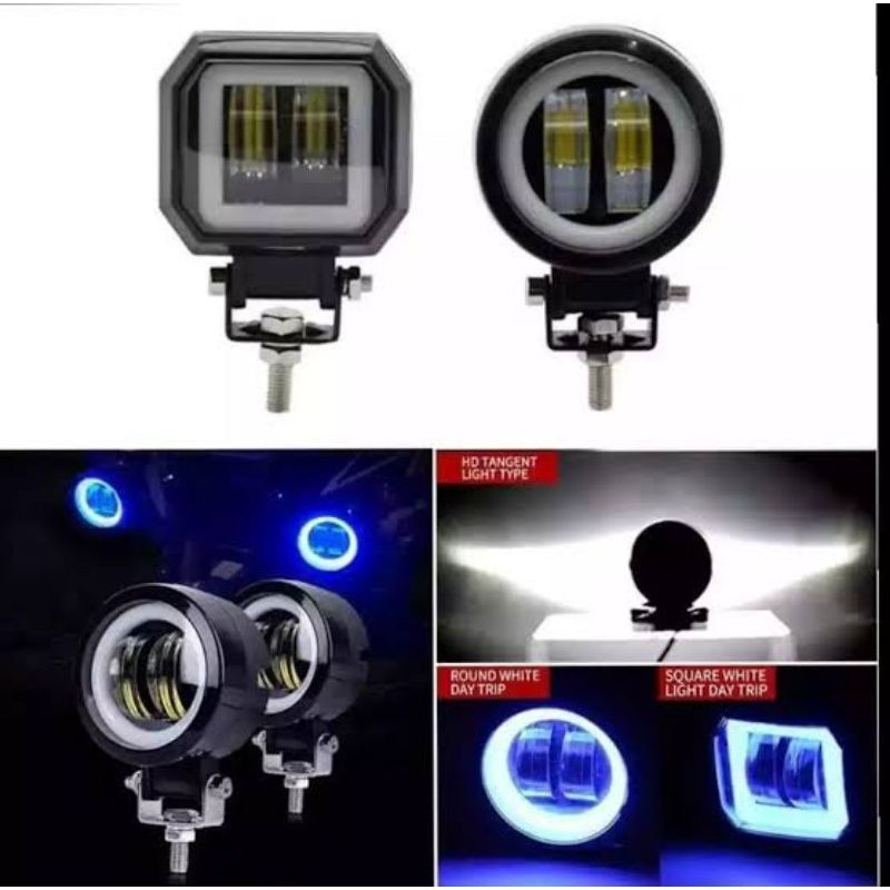 LAMPU DAYMAKER MINI BULAT KOTAK LAMPU SOROT TEMBAK DAYMAKER BULAT KOTA