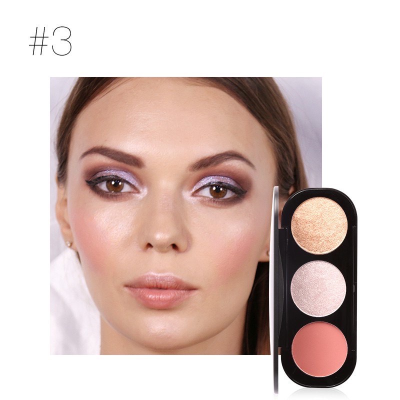 ❤ MEMEY ❤ FOCALLURE Blush &amp; Highlighter Palette FA26 ✔️BPOM | Blush On Contour