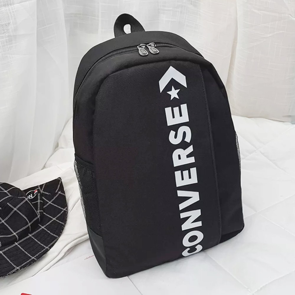 SHOPEE 6.6 SUPER SALE!! Tas Ransel Pria CT-901 Ransel Distro Model Terbaru Tas Laptop Sekolah - Black + Bonus Raincover