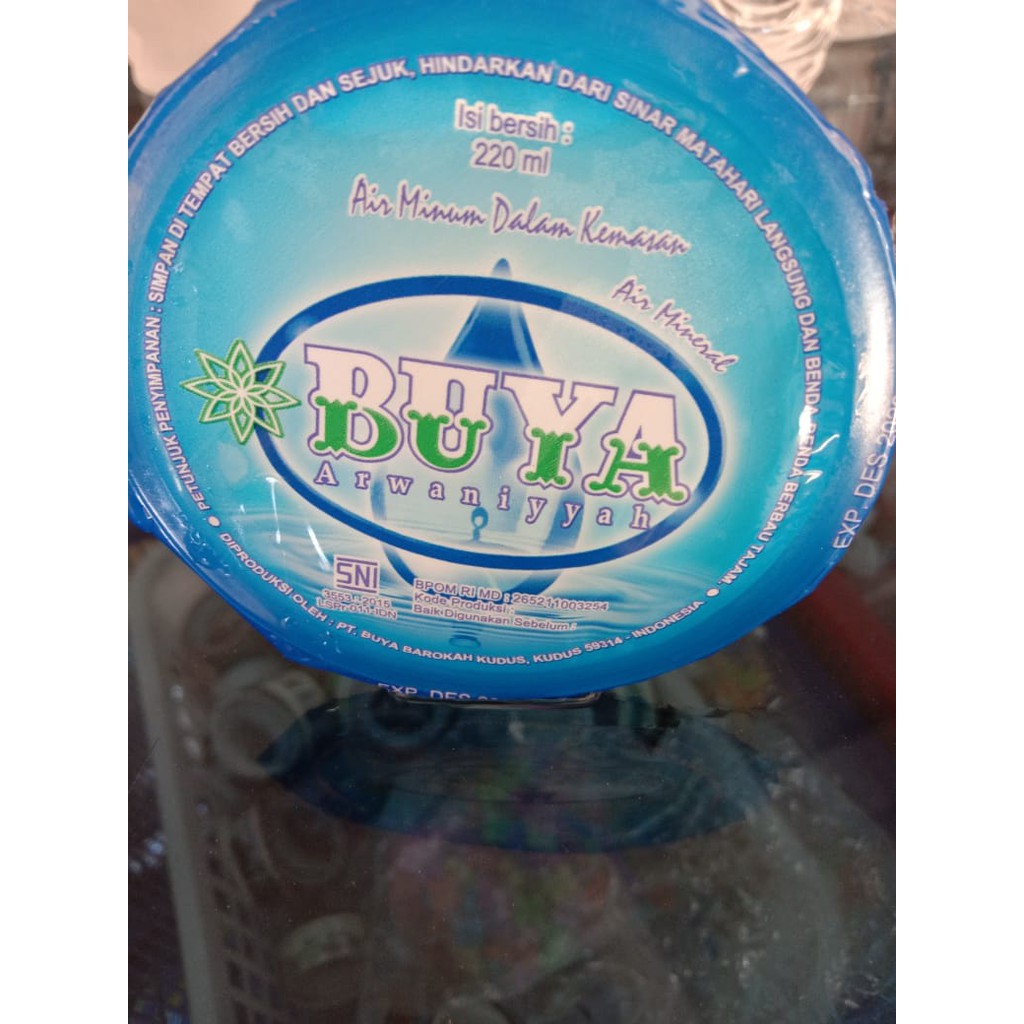 

Air Mineral Buya 220ml