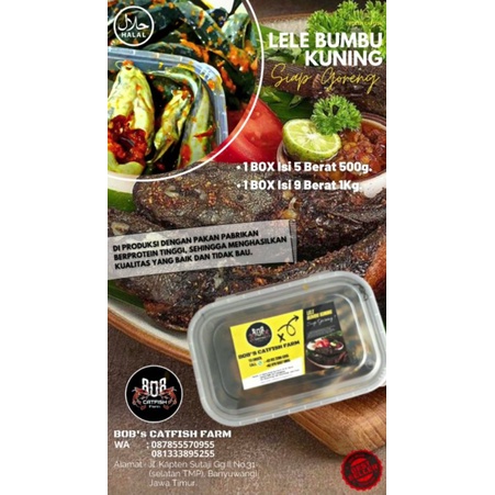 

Ikan Lele Bumbu Kuning (Kemasan Frozen)