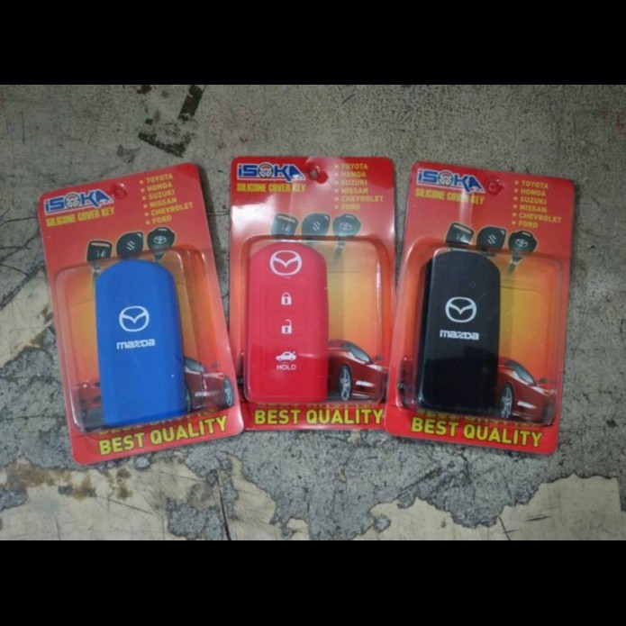 Casing Karet Silikon Remote Kunci Mazda 2