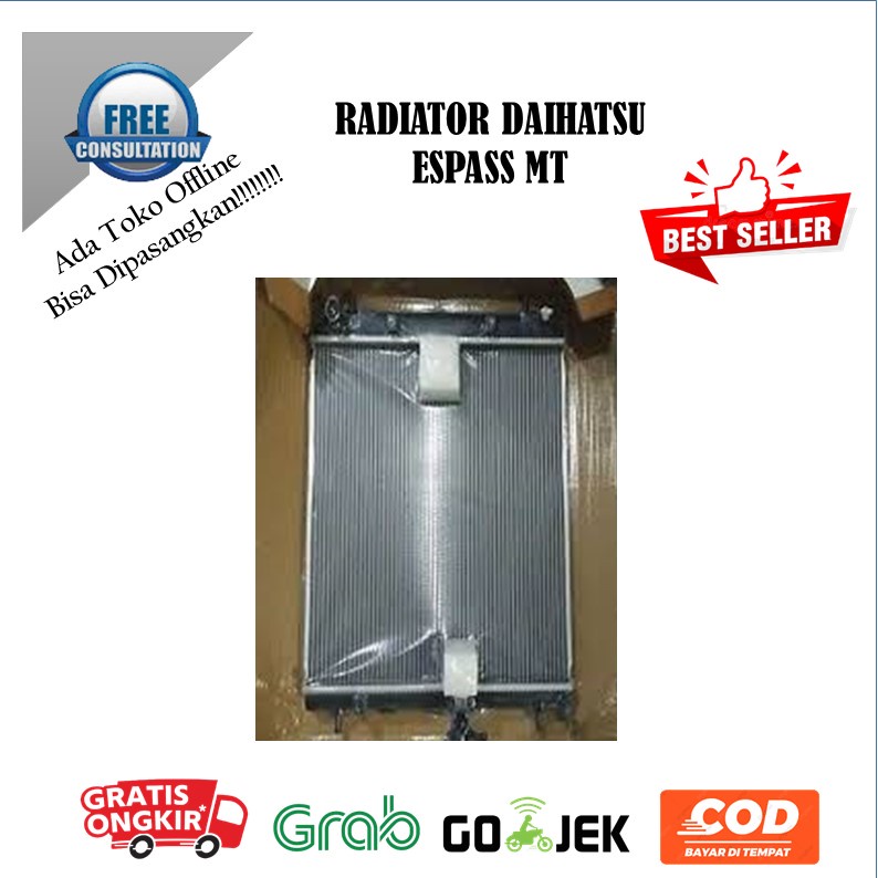 RADIATOR ESPASS MT RADIATOR DAIHATSU ESPASS MT
