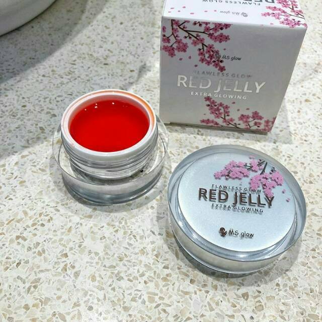 MS GLOW RED JELLY NEW BARCODE TERBARU ORIGINAL TERMURAH