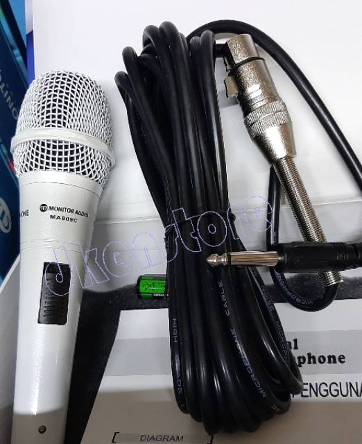 Mic kabel kondensor Monitor Audio MA809C sensitif