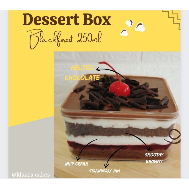 

DESSERT BOX COKLAT BLACKFOREST