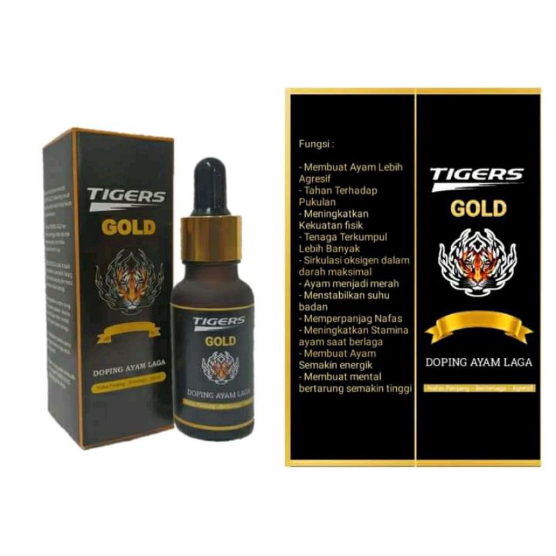 Doping ayam laga/petarung TIGER GOLD 20ml