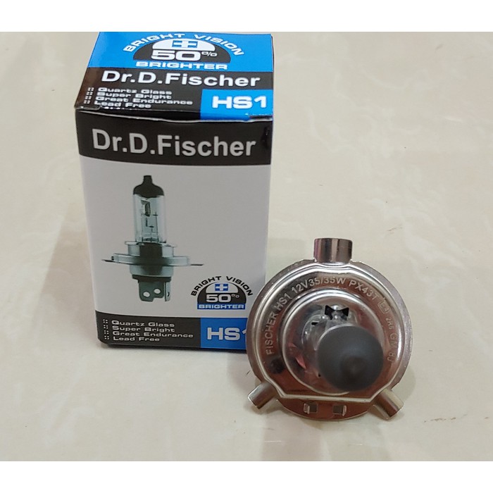 Bohlam Depan HS1 DrFischer 35W Scoopy Fi Cb150 Byson Ninja 250 Mono