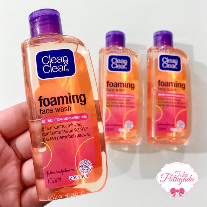 [BISA COD] Clean &amp; Clear Foaming Face Wash 100ml