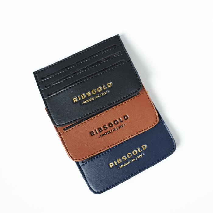

Hadir Av - Ribsgold Card Holder Kulit - Dompet Kartu Promo