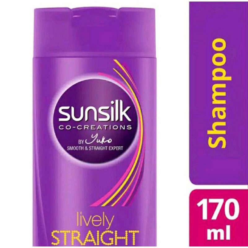 Sunsilk Co-Creations Shampoo lively straight 170 ML