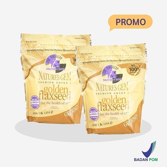

PAKET PROMO 2 Bks Golden Flaxseed Nature's Gem