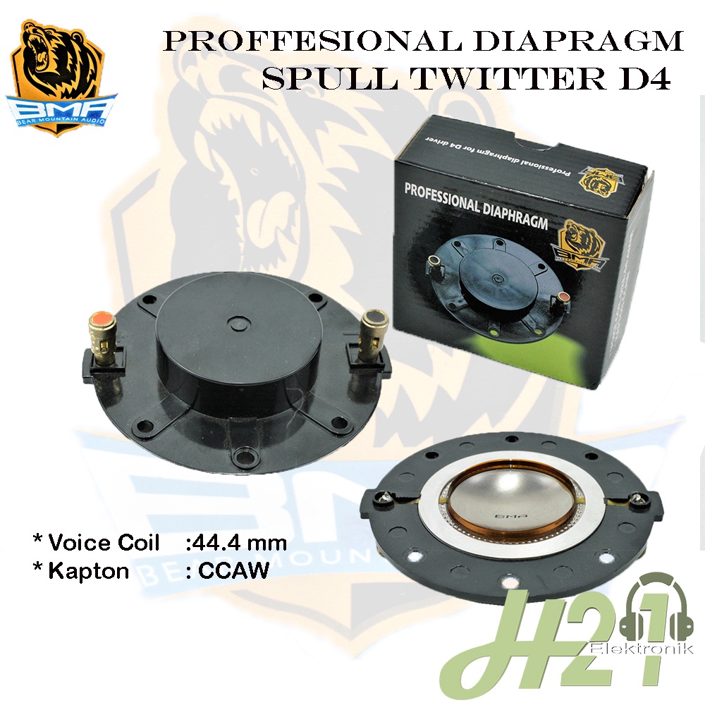 Spull 44.4 BMA Original Spul BMA D4 Spool Tweeter Twiter Driver BMA D4