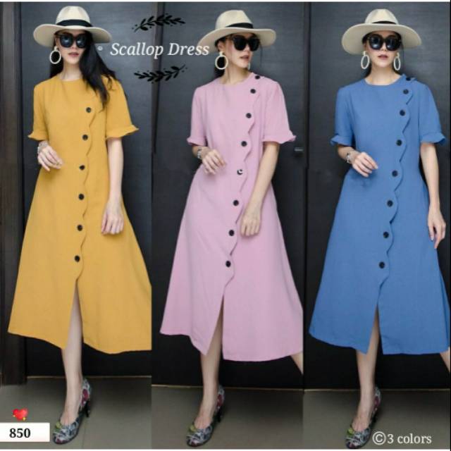 Scallop dress 850