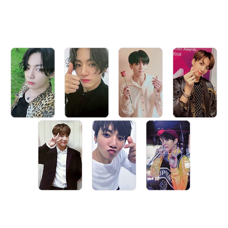 7pcs / set Kartu Pos LOMO Foto BTS Memori 2016-2020 Dengan our universe ARMY