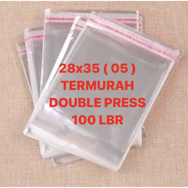 28x35 05 | PLASTIK OPP SEAL PACKING ONLINE BAJU ANAK GARMEN CELANA