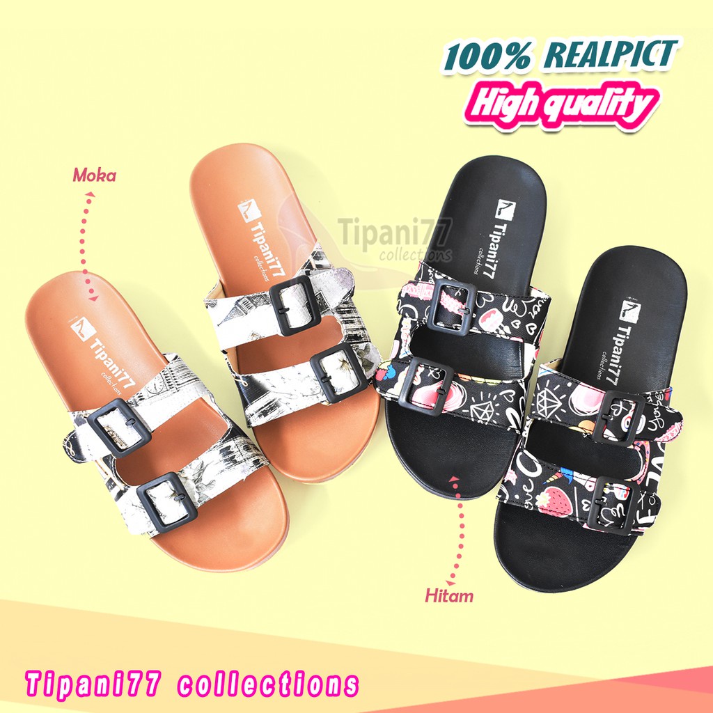 4.4 SALE Sandal wanita PUYUH Gesper 2-3