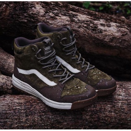 VAns Vault Ultrarange Hi MTE Gore Tex- Green/Marshmallow - ORIGINAL