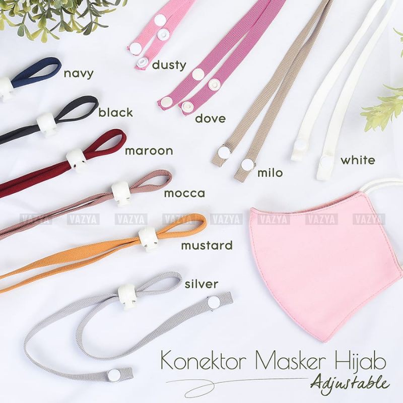 Konektor Masker Hijab Adjustable