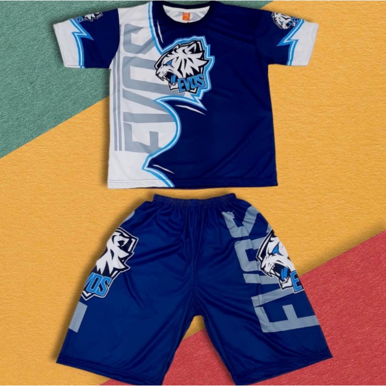 BAJU GAME SETELAN ANAK EVOS FF MOBILE LEGEND ML PUBG