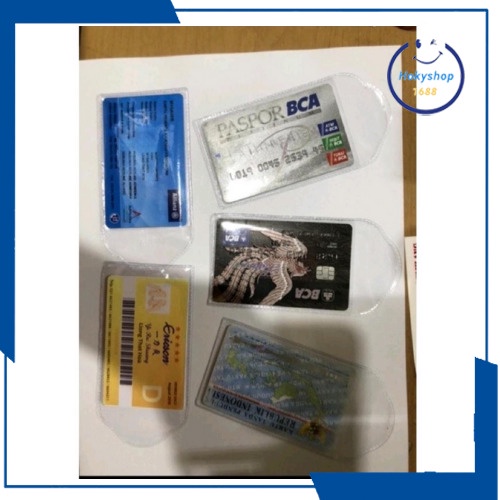 

HKS 1000pcs 1kg harga 1pcs Sampul Kartu non merek / Plastik KTP / Kartu KTP / PLASTIK SIM DLL