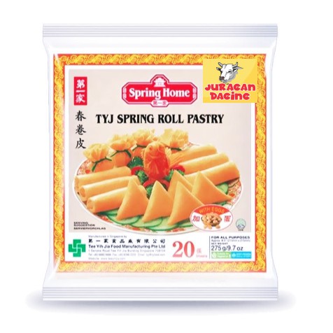 

Spring Home TYJ Spring Roll Pastry 20 Sheets 8.5" 275 gr