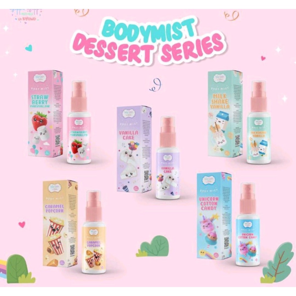 BODYMIST DESSERT SERIES BY YEPPU-YEPPU / BODYMIST YEPPU YEPPU KIYOWO DESSERT SERIES