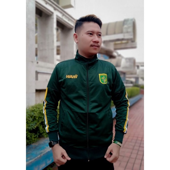 Jaket Persebaya hijau resleting Bonek Bonita