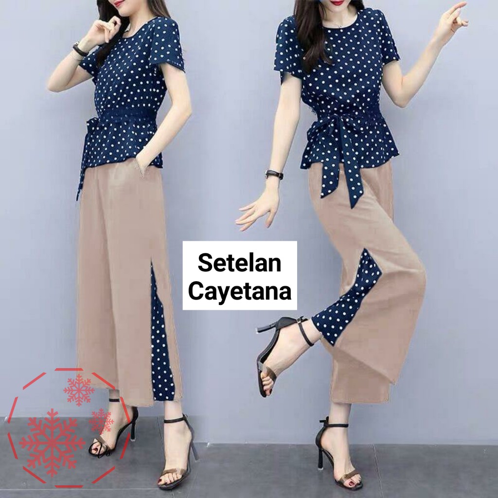 INDOBEST SETELAN CAYETANA / STELAN FASHION MODEL WANITA PESTA