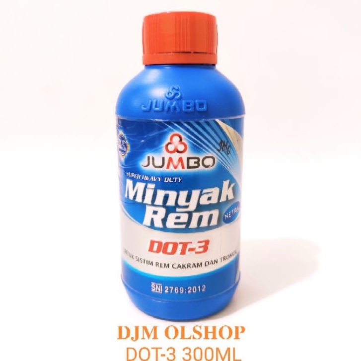 Jumbo Minyak Rem Cakram DOT-3 300ML