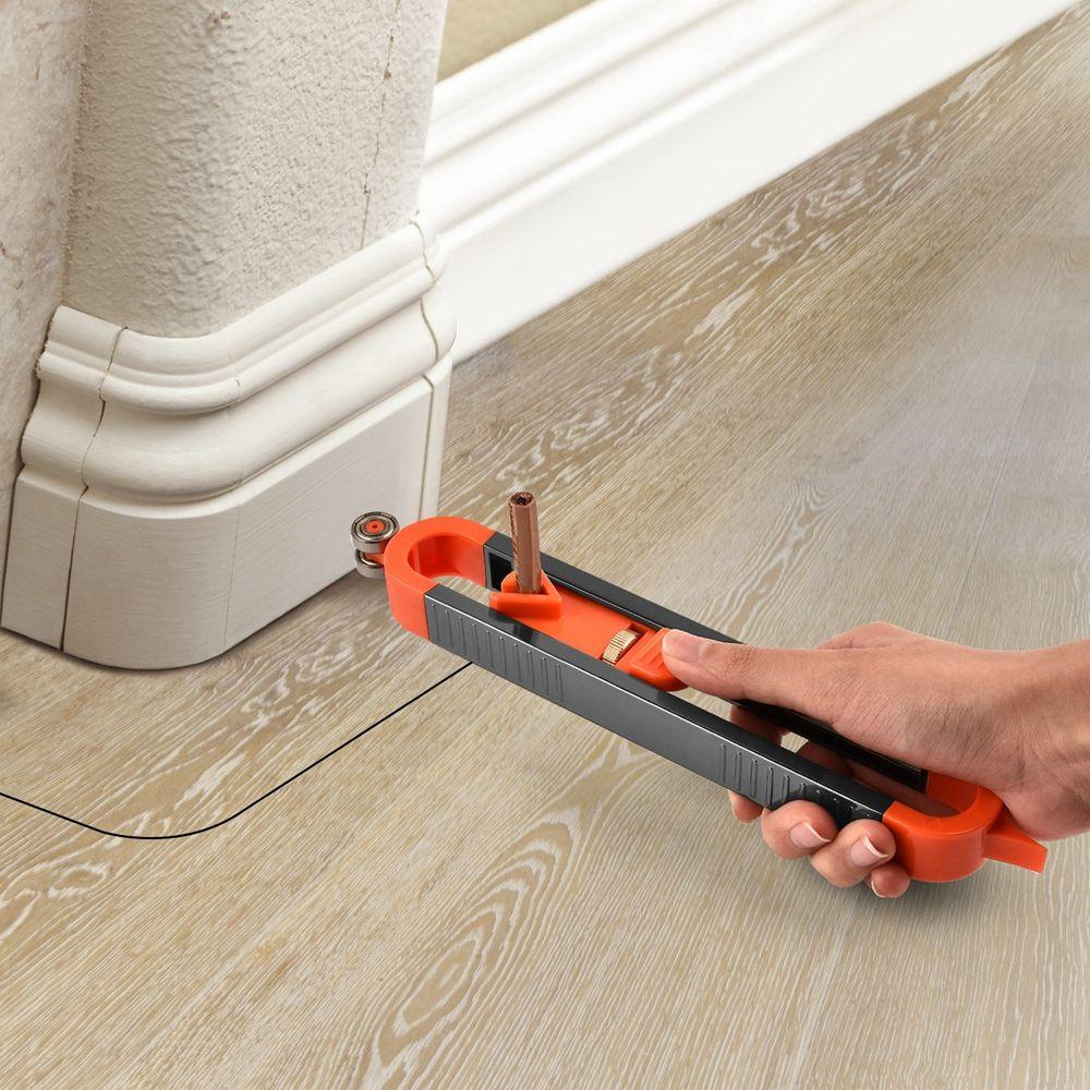 Lanfy Contour Gauge Multifungsi Engineer Woodworking Untuk Tile Irregular Radian Ruler