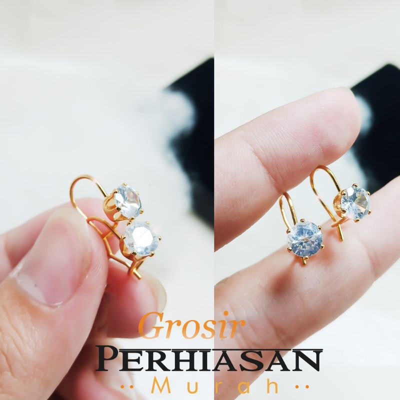 Anting dhesi Titanium Gold