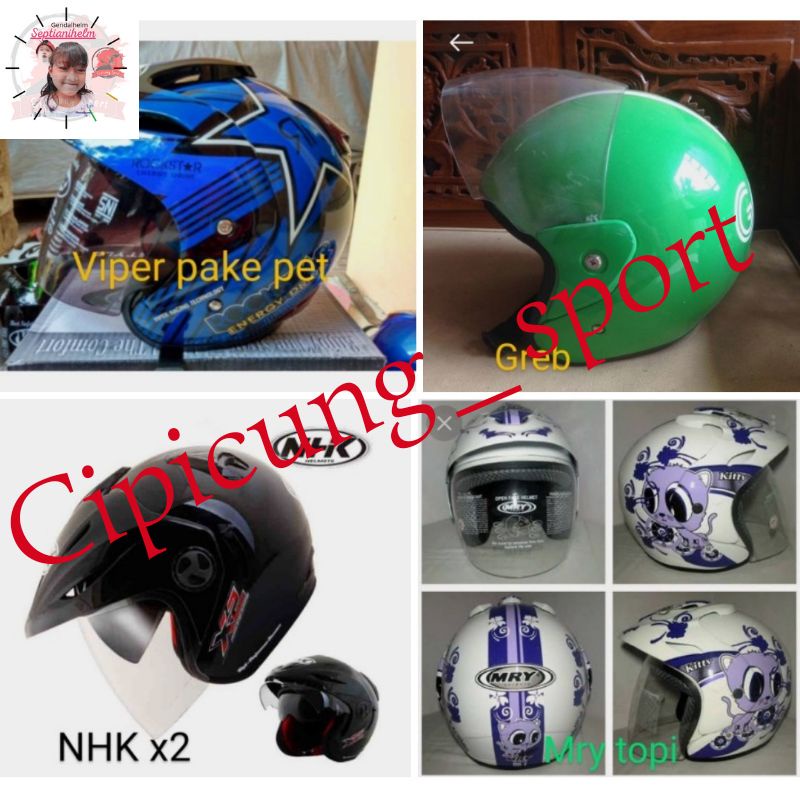 kaca helm KYT 2 visor INK Transformer TRX STANDAR HONDA MDS reflektor NHK X2 VIPER pake pet MRY topi
