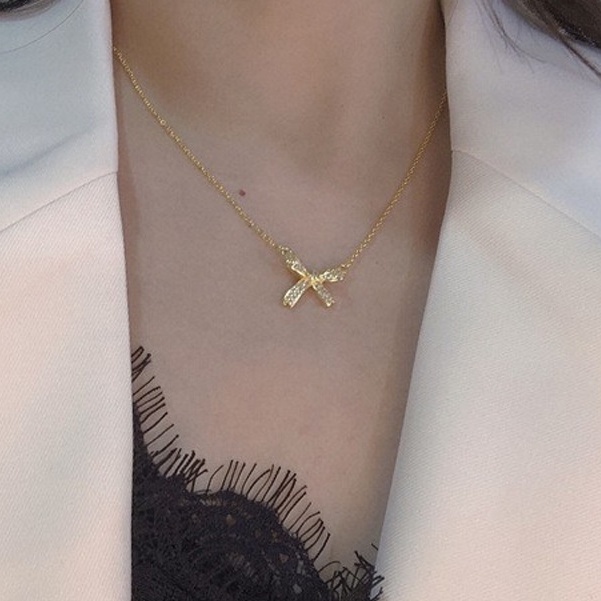 Kalung Liontin Kupu-Kupu Lapis Emas 18k Gaya Korea Untuk Wanita butterfly