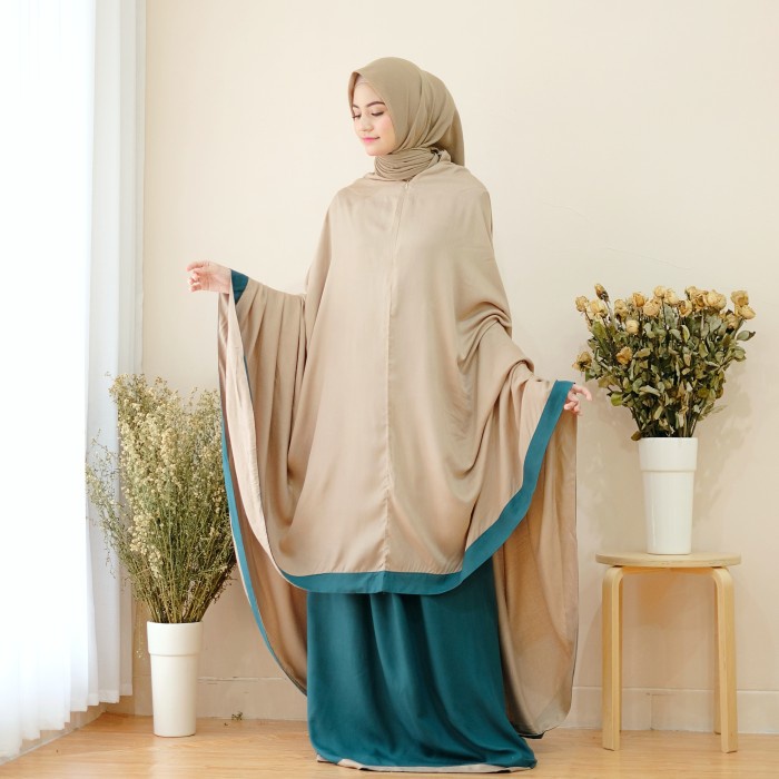 Mukena Zianisa New Salwa Zara-Khaki Allsize
